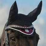 Electric Red Browband - Equiluxe Tack