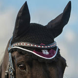 Electric Red Browband - Equiluxe Tack