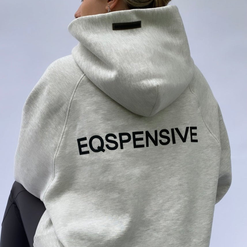 EQSPENSIVE Sweatshirt - Heather Grey - Equiluxe Tack