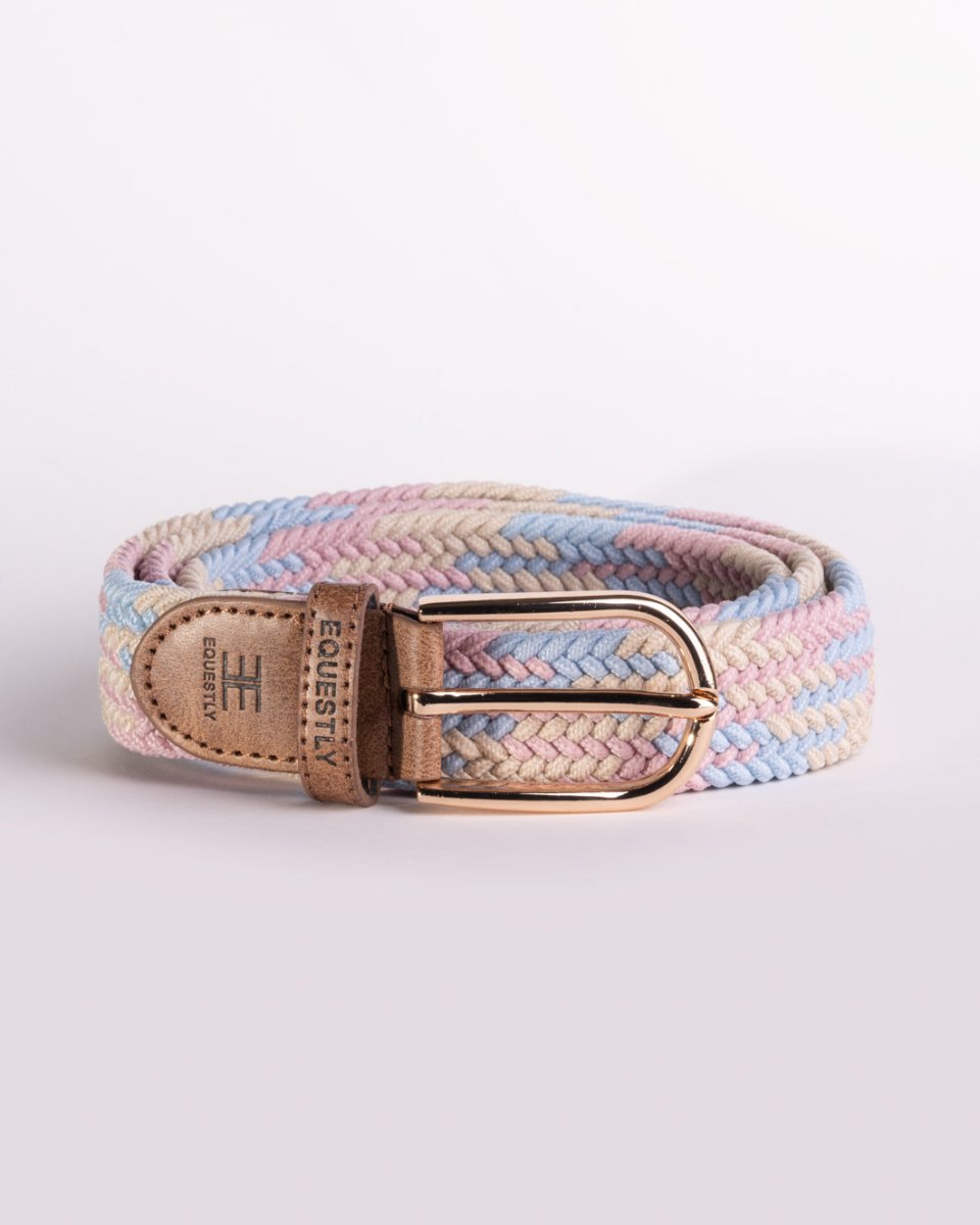 Equestly Braided Belt Cotton Candy - Equiluxe Tack