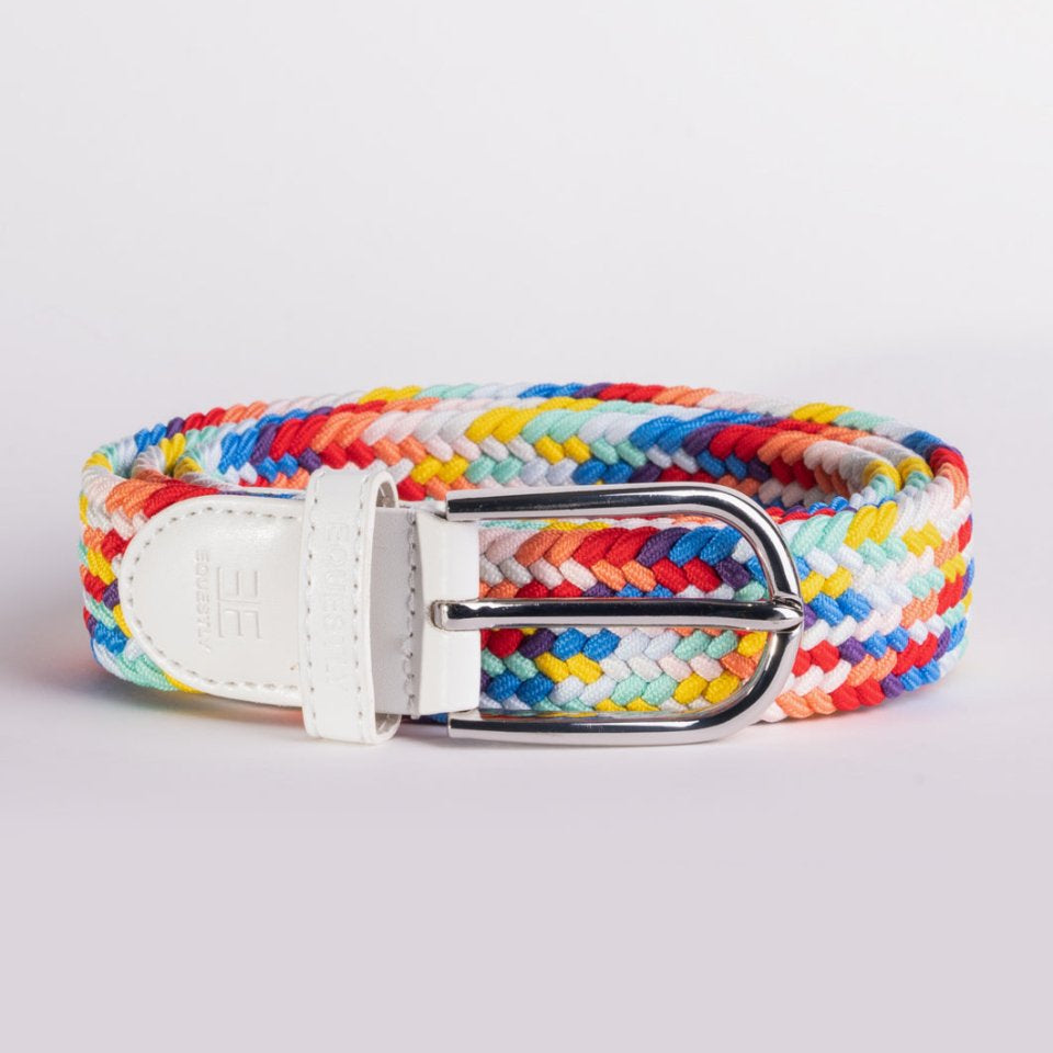Equestly Braided Belt Kaleidoscope - Equiluxe Tack