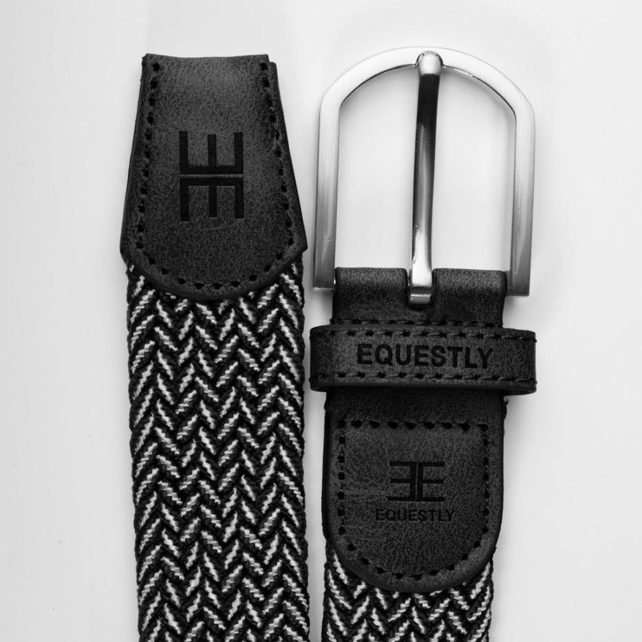 Equestly Braided Belt Monochrome - Equiluxe Tack