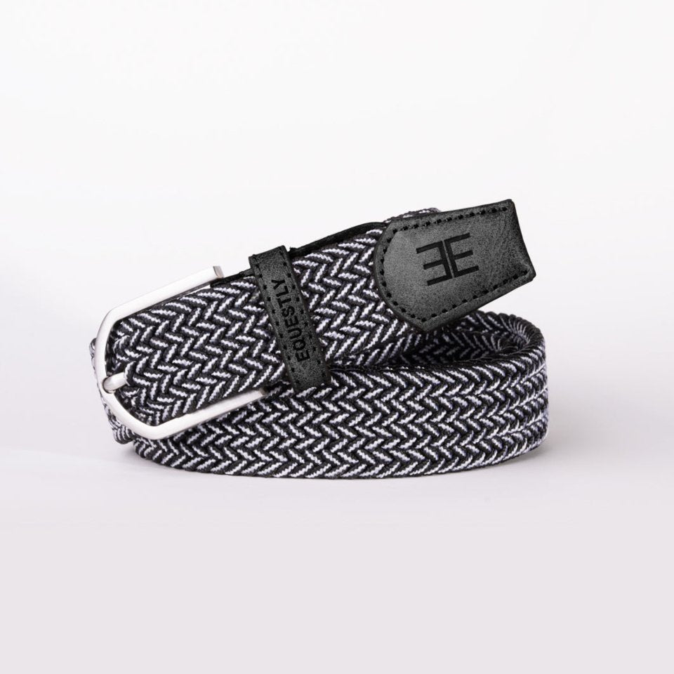 Equestly Braided Belt Monochrome - Equiluxe Tack