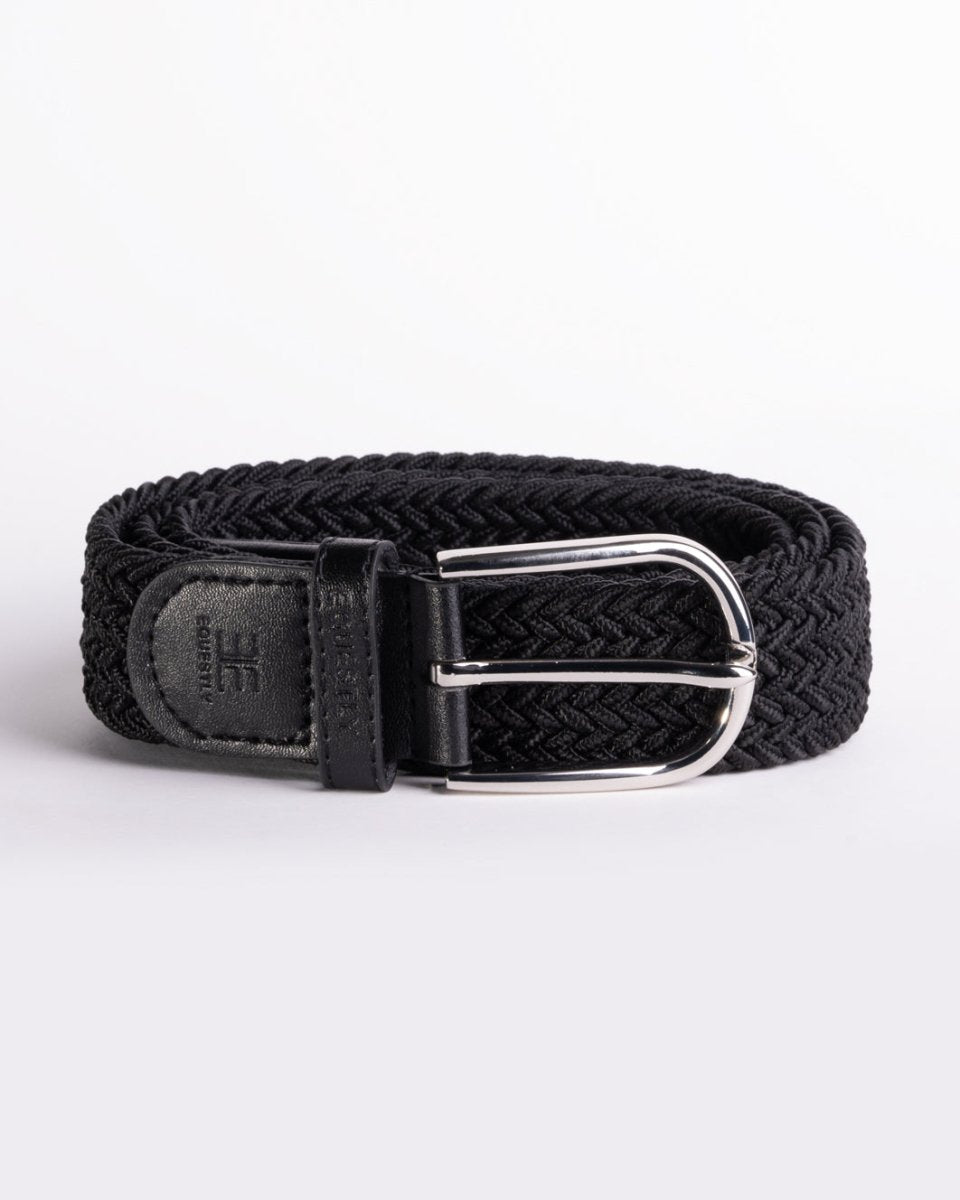 Equestly Braided Belt Noir - Equiluxe Tack