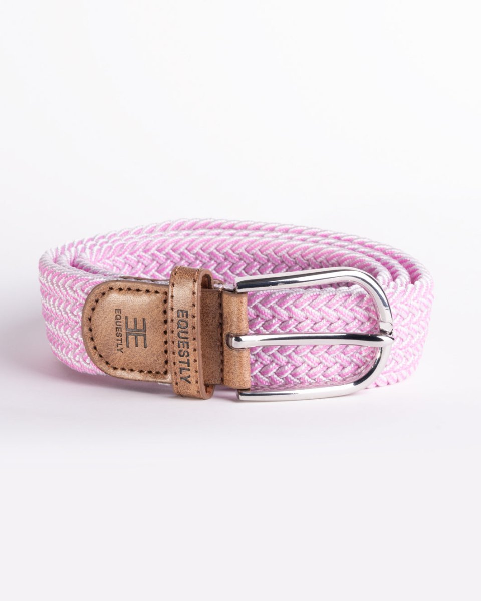 Equestly Braided Belt Rosé - Equiluxe Tack