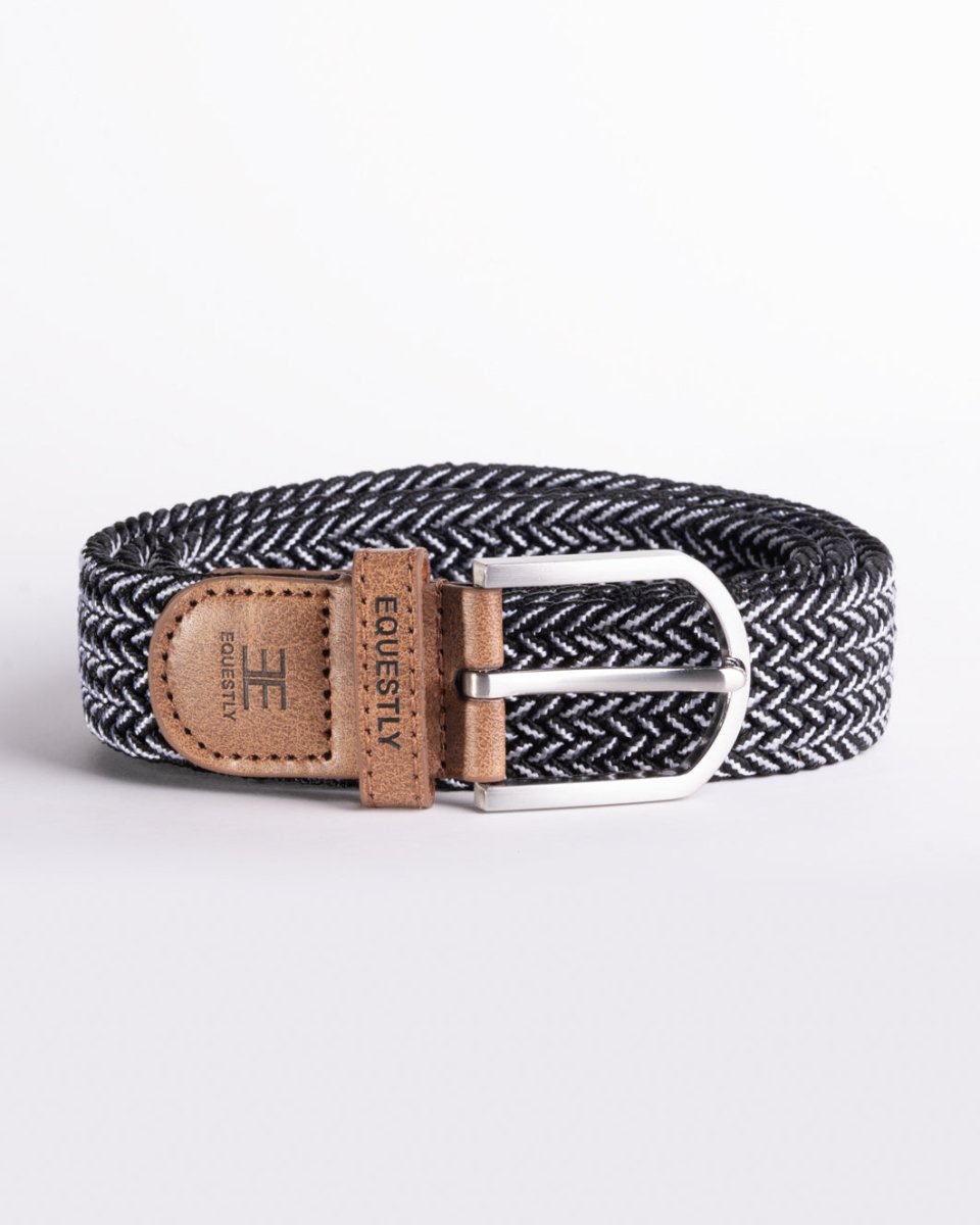 Equestly Braided Belt Zebra - Equiluxe Tack