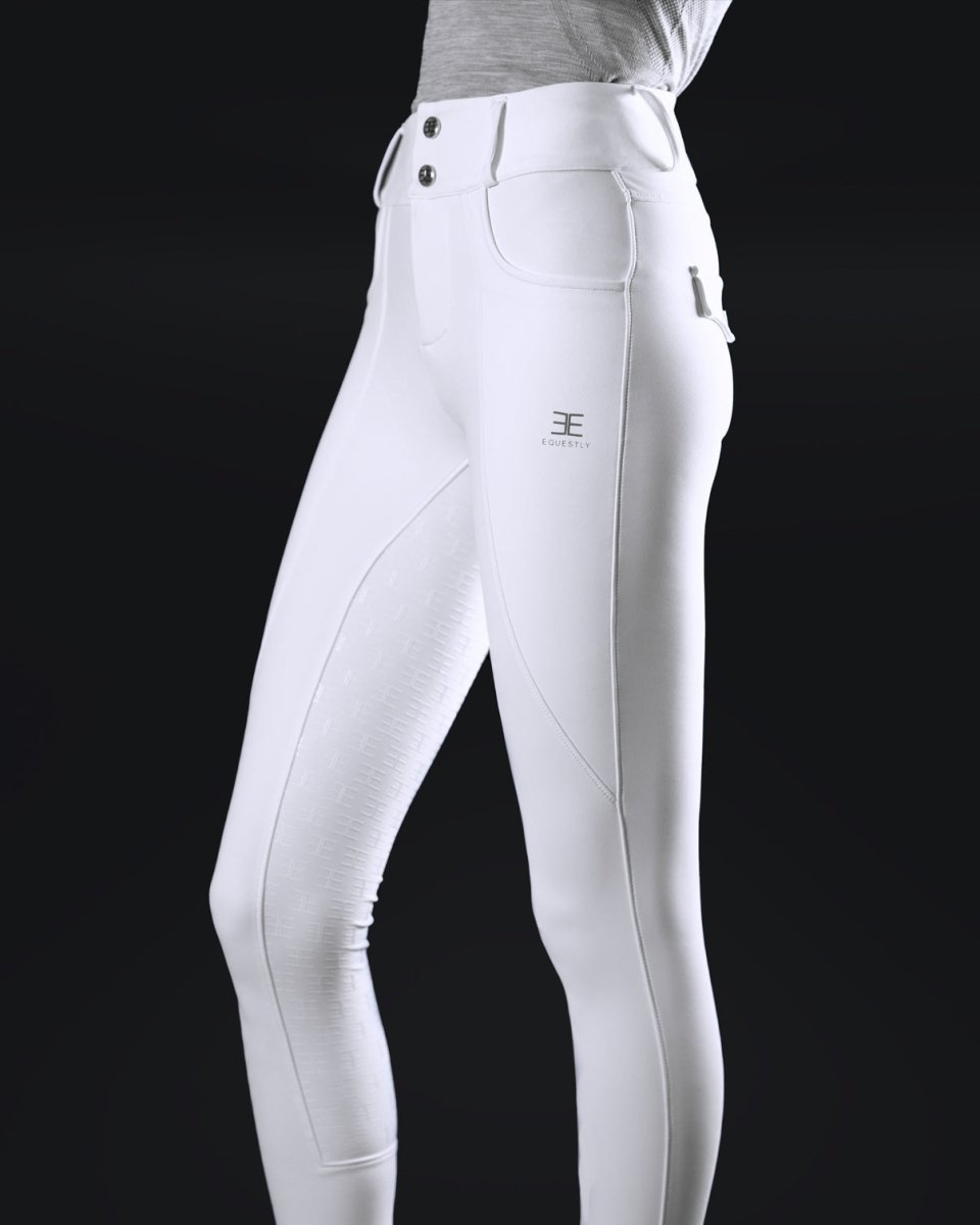 Equestly ELITE Breeches White - Equiluxe Tack