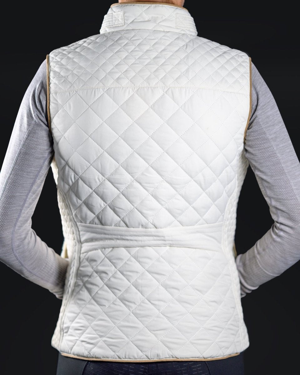 Equestly ELITE Vest - White - Equiluxe Tack