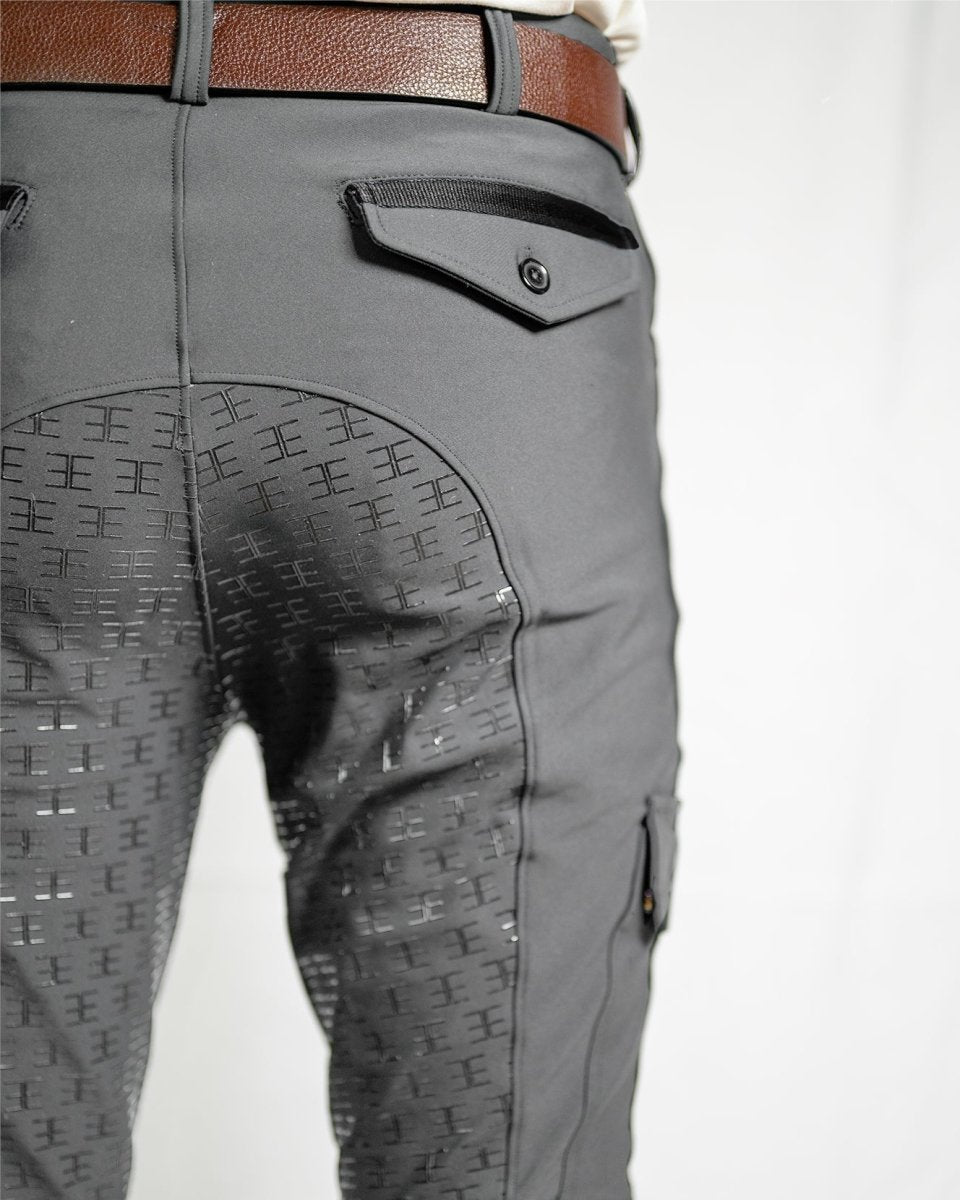 Equestly Lux GripTEQ Mens Breeches Slate - Equiluxe Tack