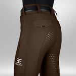 Equestly Lux GripTEQ Mocha Riding Pants - Equiluxe Tack