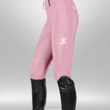 Equestly Lux GripTEQ Pink Riding Pants - Equiluxe Tack