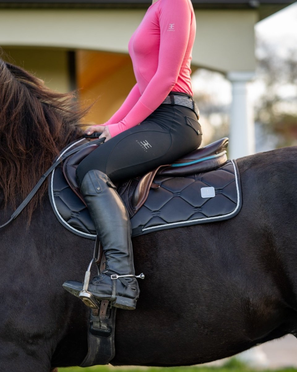 Equestly Lux Long Sleeve Fuchsia Seamless Shirt - Equiluxe Tack