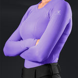Equestly Lux Long Sleeve Lilac Seamless Shirt - Equiluxe Tack