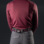 Equestly Lux Quarter Zip Wine - Equiluxe Tack