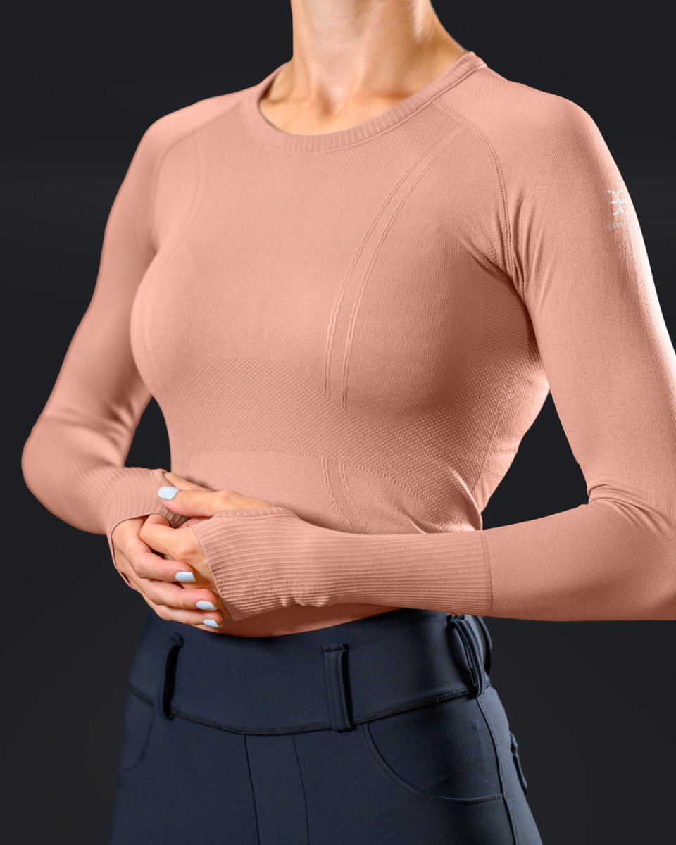 Equestly Lux Seamless LS Peach - Equiluxe Tack