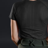 Equestly Lux Seamless Short Sleeve Black Sun Shirt - Equiluxe Tack