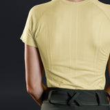 Equestly Lux Seamless Short Sleeve Blonde Sun Shirt - Equiluxe Tack