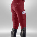 Equestly Lux WeatherTEQ Fleece Lined Fuego Winter Riding Pants - Equiluxe Tack