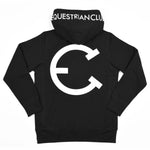 Equestrian Club Logo Black Sweatshirt Hoodie - Equiluxe Tack