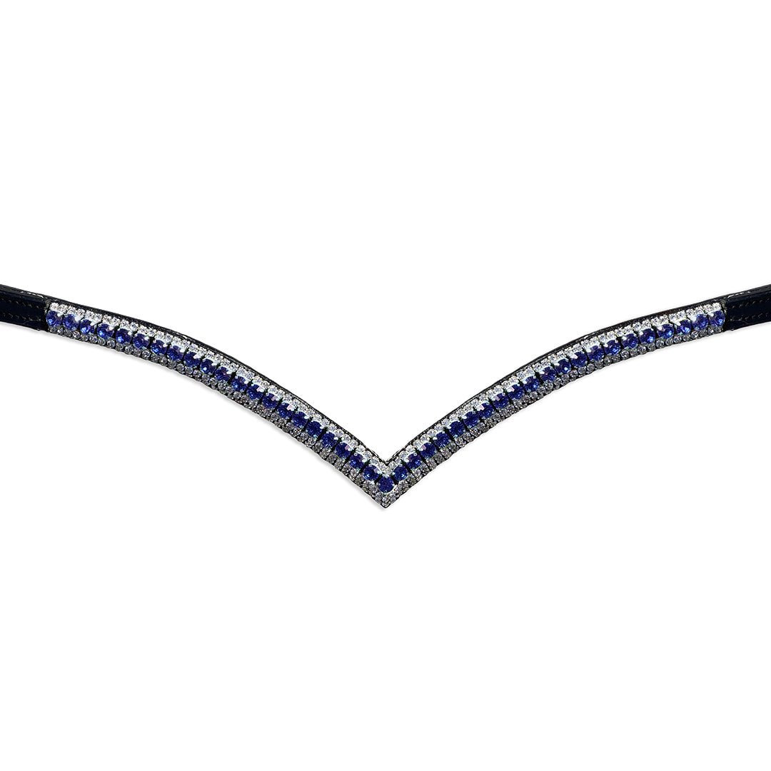 Equestroom Blue Astra Browband - Equiluxe Tack