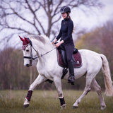 Equestroom Burgundy Saddle Pad Set - Equiluxe Tack