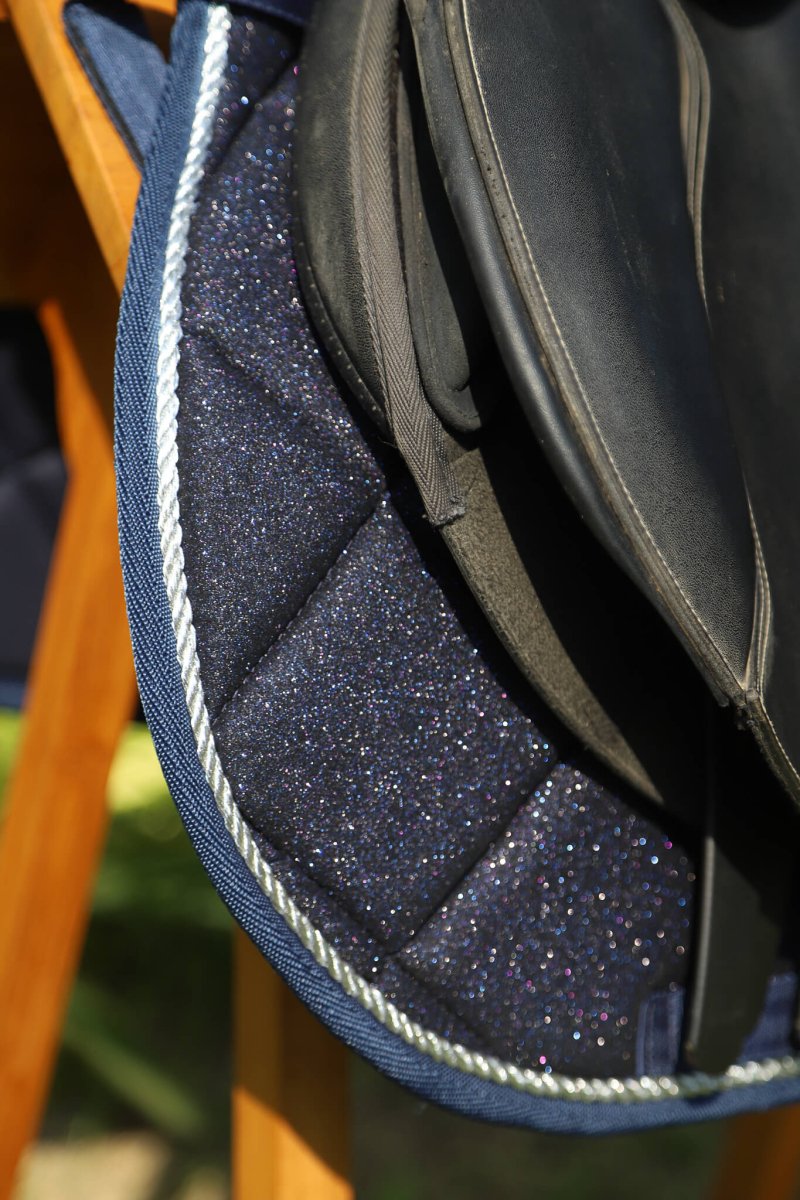 Equestroom Deep Sapphire Saddle Pad Set - Equiluxe Tack