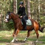 Equestroom Green Lily Open Front Boots - Equiluxe Tack