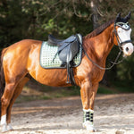 Equestroom Green Lily Saddle Pad Set - Equiluxe Tack
