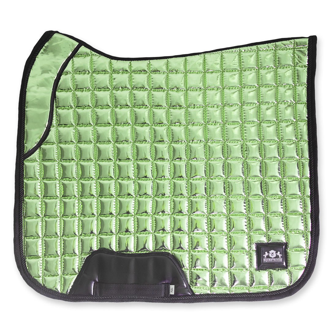 Equestroom Green Lily Saddle Pad - Equiluxe Tack