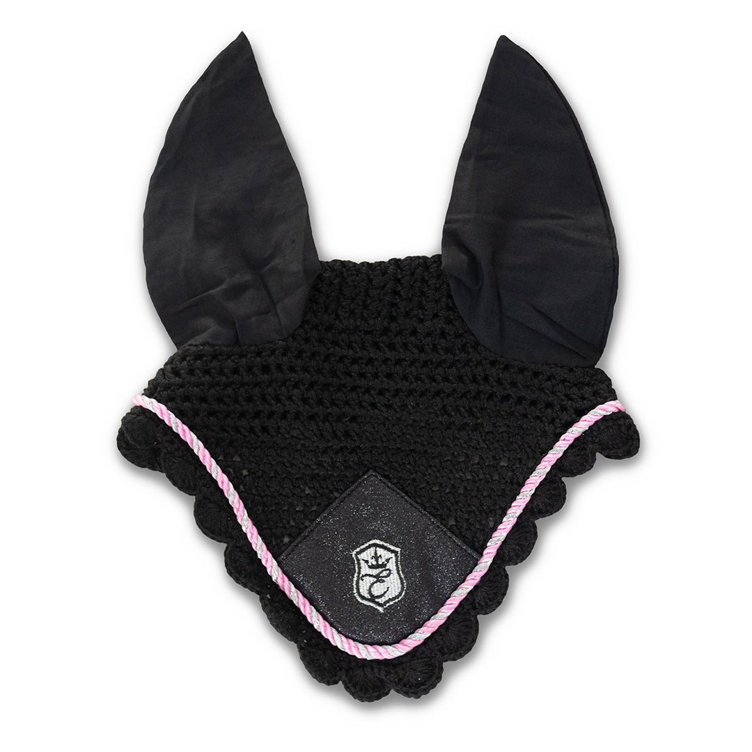 Equestroom Midnight Black Fly Bonnet - Equiluxe Tack