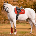 Equestroom Scarlet Red Brushing Boots - Equiluxe Tack