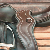 Equiluxe Anatomical Long Leather Hunter Jumper Girth - Equiluxe Tack