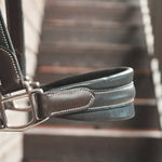 Equiluxe Wide Noseband Leather Halter - Equiluxe Tack
