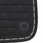 Equipad Corduroy Puffer Dressage Pad - Black - Equiluxe Tack