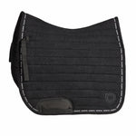 Equipad Corduroy Puffer Dressage Pad - Black - Equiluxe Tack