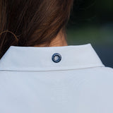 Equipad Long Sleeve Polo Shirt - Pale Blue - Equiluxe Tack