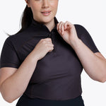 Equipad Recycled Short Sleeve Base Layer - Mocha - Equiluxe Tack