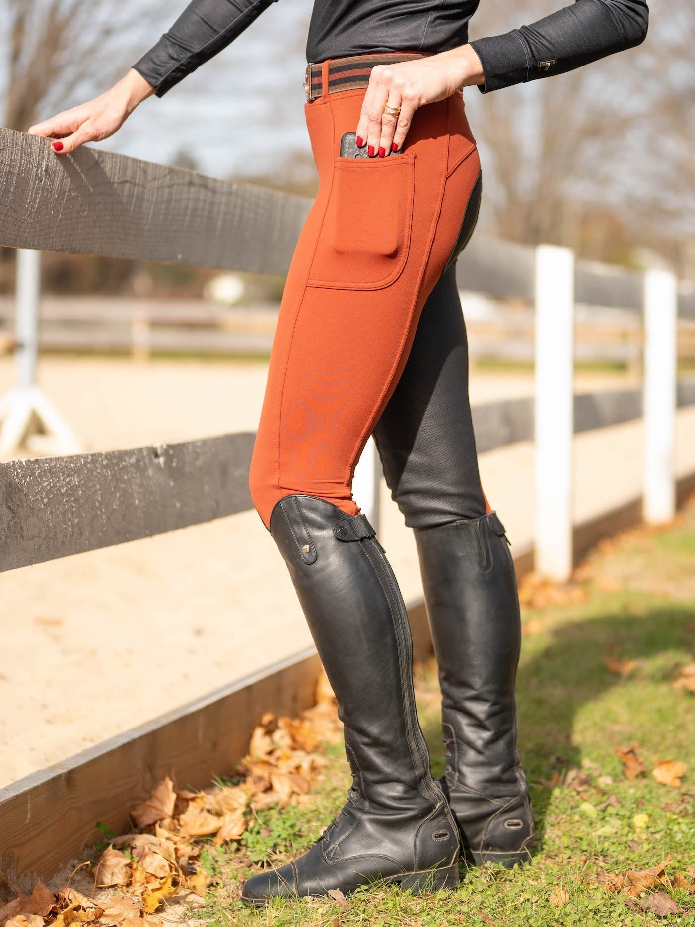 FITS PerforMAX All Season Full Seat Pull On Breech w/2 Cargo Pockets - FITS Riding - Equiluxe Tack