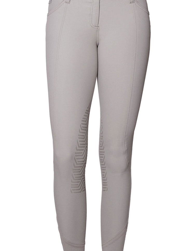 GhoDho Aubrie Pro Meryl® Water & Stain Resistant Knee Patch Breeches Beige - GhoDho - Equiluxe Tack