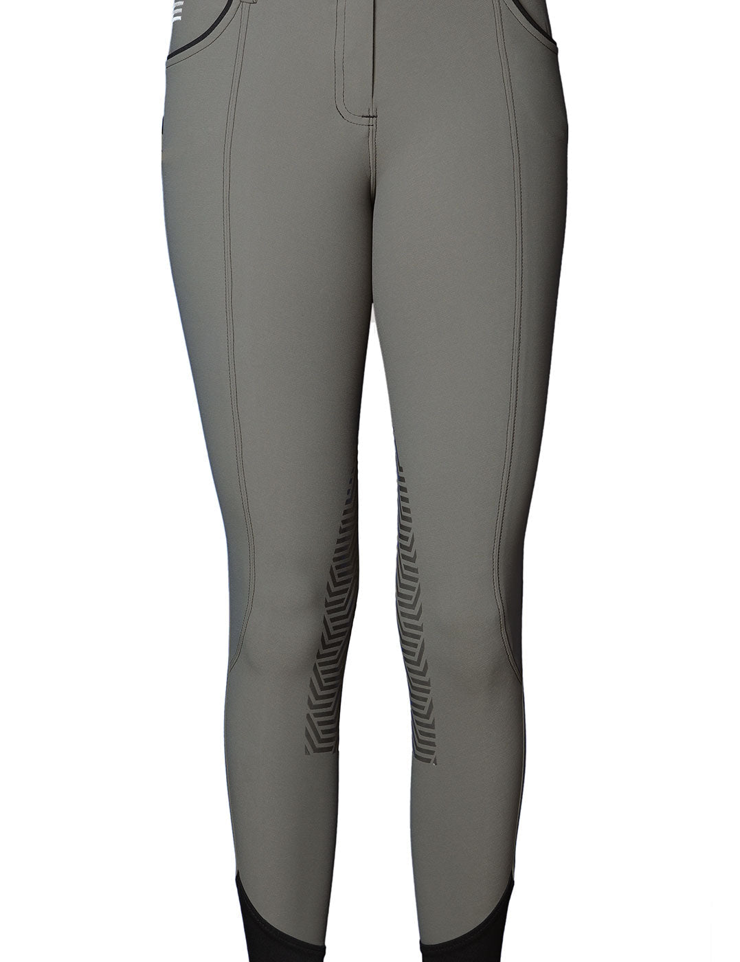 GhoDho Aubrie Pro Meryl® Water & Stain Resistant Knee Patch Breeches Earth - GhoDho - Equiluxe Tack