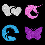 Girls Just Want to Have Fun - Glitter Stencil Tattoo Kit for Horses - Equiluxe Tack