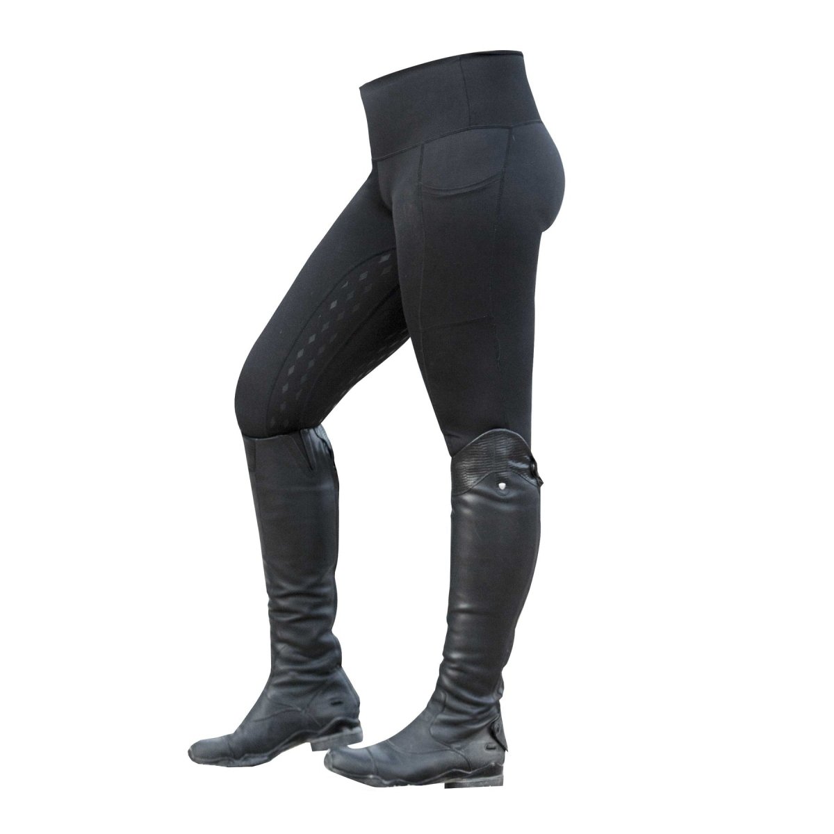 Grand Prix Full Seat Riding Tights - Black - Equiluxe Tack