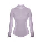 Grey Technical Stretch Long Sleeve Baselayer Sunshirt - Equiluxe Tack