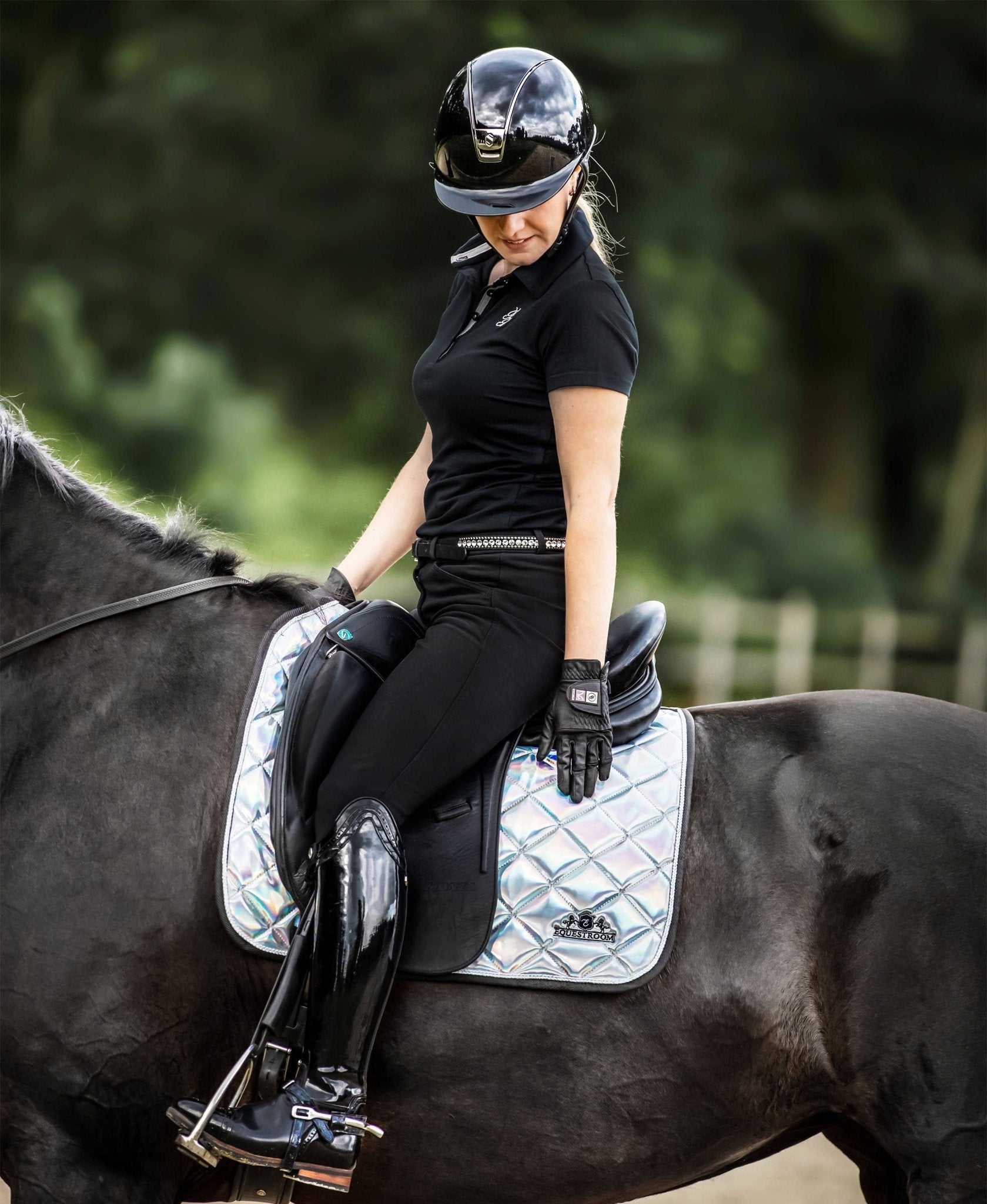 Holographic Saddle Pad - Dressage or Jump - Equiluxe Tack