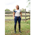 Jogger Knee Patch Breech - Navy - Equiluxe Tack