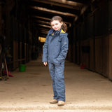Kid's Winter Insulated Jumpsuit - Blue Nights - Equiluxe Tack