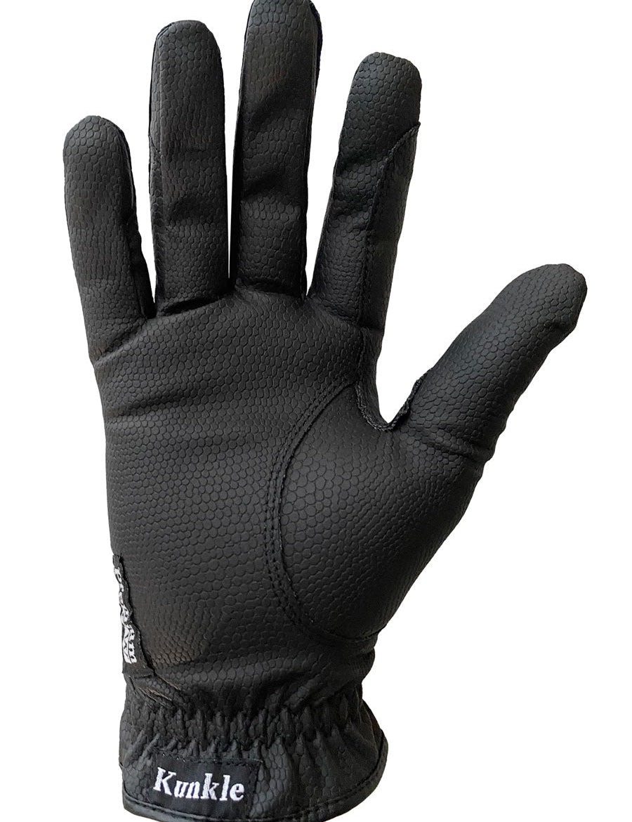 Kunkle Black Show Gloves - Kunkle Gloves - Equiluxe Tack