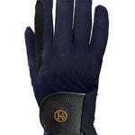 Kunkle Navy Blue Ash Mesh Gloves - Equiluxe Tack