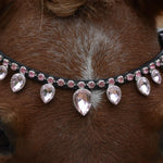 MASEGO horsewear light pink raindrop browband - MASEGO horsewear
