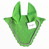 Lime Green Bling Trim Fly Bonnet - Equiluxe Tack